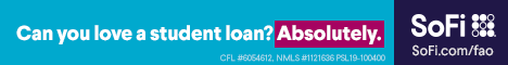 Can you love a student loan? Absolutely. (SoFi Logo)